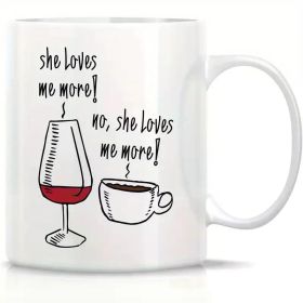 Hot Retreez Sarcastic Wine Lover Coffee Mug - 11 Oz Ceramic Sarcasm Gift for Friends and Family Easter
