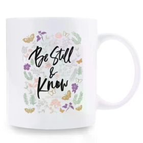 1pc, 3A grade, fashion floral butterfly print, 11oz funny coffee mug, ceramic mug, tea cup, summer and winter wine