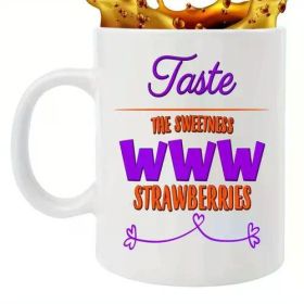 Funny Whiskey Cup - Smooth as Tennessee and Sweet as Strawberry - Wine Lover Gift - 11 oz Ceramic Coffee Mug