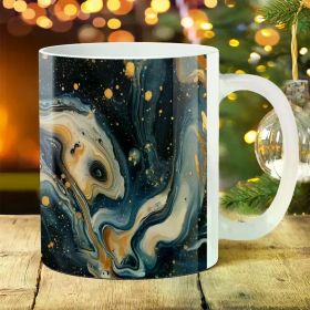 1pc 11oz Animal Themed Ceramic Mug - For Coffee, Tea, Wine and Milk | Ideal Birthday, Holiday Gifts (Color: White)